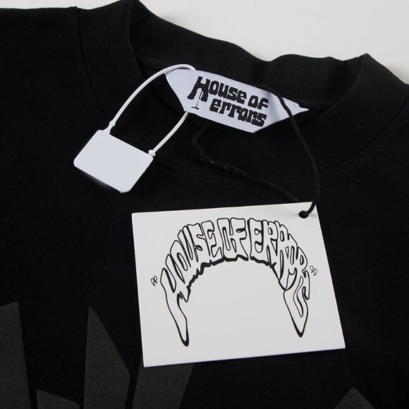 House of Errors Black Eye Lettering Print T Shirt - Picture 10 of 10